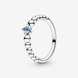 Bague Perlée Anniversaire Mars