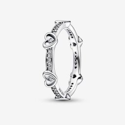 Bague Cœurs Scintillants