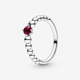 Bague Perlée Anniversaire Janvier