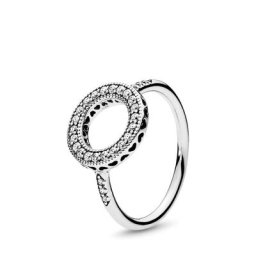 Bague Halo Scintillant