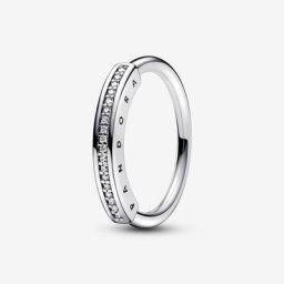 Bague Pavée I-D Signature