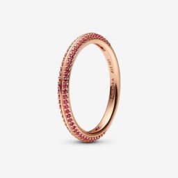 Bague Pavée Rouge ME