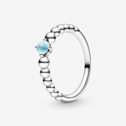 Bague Perlée Anniversaire Décembre