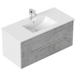 Meuble salle de bain SANTINI 100 Aspect Béton
