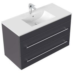 Meuble salle de bain Casa Infinity 1000 anthracite satiné