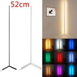 Lampadaire d'angle LED au design nordique moderne et Simple lumière blanche chaude luminaire