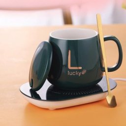 Tapis thermostatique 55 ° chauffe-tasse électrique sous-verre alimenté par USB pour la maison et