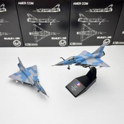 Modèle d'avion Dassault Mirage avec présentoir pour enfants haute simulation cadeau pour garçon