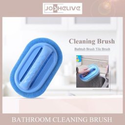 Brosse de nettoyage en céramique éponge de cuisine salle de bain toilettes verre mur fond de