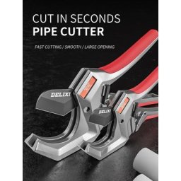 Outils à main ciseaux de coupe de tuyau SK5 matériau avec cliquet de traitement PVC/PU/PP/PE ciseaux