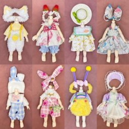Vêtements de poupée 16cm 8 Points Bjd vêtements généraux changeants robe de princesse costume