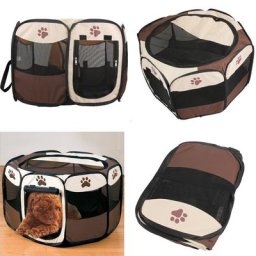 Tente Portable pliable avec griffes imprimées pour animaux de compagnie chat chien jeu de