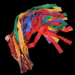 Sport Art Danse De Gymnastique Rubans Arc-En-Ciel Rythmique Gymnastique Exercices Cheerleading