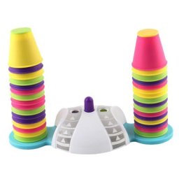 Tasse à empiler en plastique jeu éducatif jeu de fête Infa