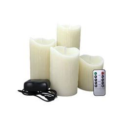 Bougie électrique d'avertissement de paraffine de charge sans flamme LED fête de mariage