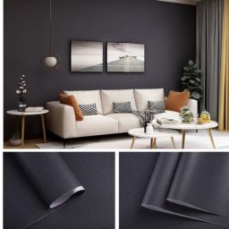 Papier Peint Auto-Adhésif en PVC Résistant à l'Eau Décoration de Fond pour Armoire de Cuisine