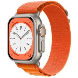 Bracelet à boucle alpine pour Apple Watch bracelet en nylon ceinture pour iWatch Series Ultra 8 7