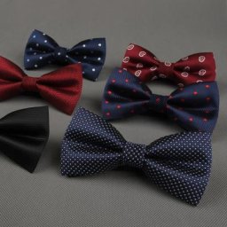 Noeud papillon en velours réutilisable pour hommes et femmes accessoires en laine bleu rouge