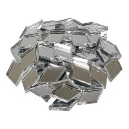 Tesselles miroir, losanges, 20 x 10 mm, 125 g