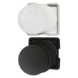 Cowijk-Polymères ronds en silicone 7 pièces facile à utiliser et à nettoyer