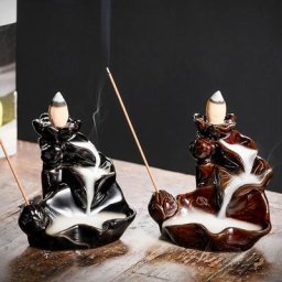 Mini encensoir en céramique encensoir de Style chinois porte-encens ornements de bureau