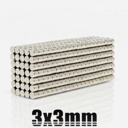10 ~ 10000 pièces 3x3mm recherche d'aimant de disque mineur 3mm x 3mm en vrac petits aimants ronds