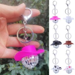 Porte-clés Cowboy Chang Ball pour hommes et femmes porte-clés cool porte-clés amusant breloque de