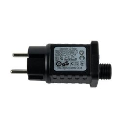 Guirxiété lumineuse LED étanche avec minuterie alimentation adaptateur secteur éclairage pour