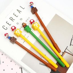 Stylos gel Super Mario Bros encre noire 0.5mm fournitures d'écriture papeterie de bureau cadeau
