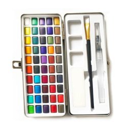 Ensemble de pigments de peinture d'interconnexion solide portable maire art du dessin intérieur