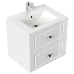 Meuble salle de bain Firenze 60 Cottage Blanc brillant