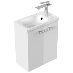 Meuble lave-mains Pico Slimline 40cm blanc brillant