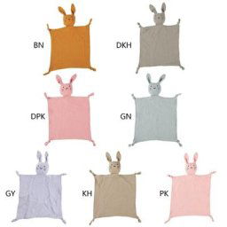 Couverture de sécurité pour bébé serviette douce en coton et mousseline bavoir pour Animal lapin