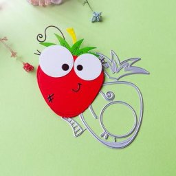 Matrices de découpe de beaux fruits et fraises décoration de scrapbooking photo en relief