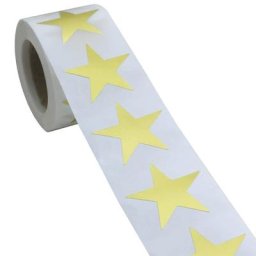Autocollants Attro en Forme d'Étoile Dorée pour Scrapbooking Papier de Décoration pour GT et
