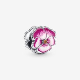 Charm Pensée Rose