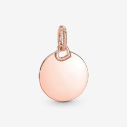Pendentif Plaque Ronde Gravable