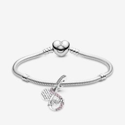 Bracelet Composé Mom et Infini Pavé
