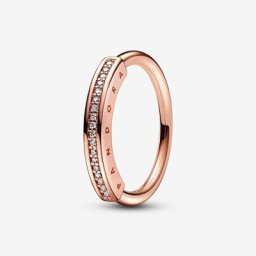 Bague Pavée I-D Signature