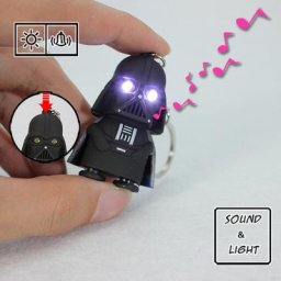 Porte-clés Darth Vader avec lumière LED sonore mini figurine Auckland cadeau