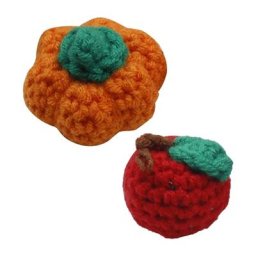 Perles en Crochet Fait à la Main pour Sucette de Bébé Citrouille Fruit DIY