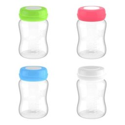 Bouteille de stockage de lait maternel de 180ml à col large pour nourrissons nouveau-né
