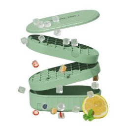 Plateau à glace en silicone à double couche en forme de accent d'abeille pour congélateur bac à