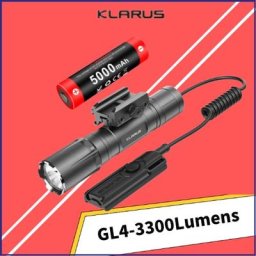 Klarus – lampe de poche tactique Rechargeable 3300 Lumens USB C Compatible avec divers Types de
