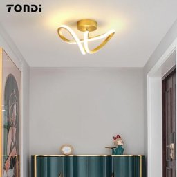 Plafonnier LED au Design Nordique Moderne Luminaire Décoratif de Plafond Idéal pour un