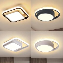 Plafonnier LED au design nordique moderne design minimaliste éclairage d'intérieur idéal pour un