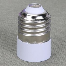 Douille de douille E27 à E14 adaptateur pratique pour interrupteur accessoires d'éclairage blanc