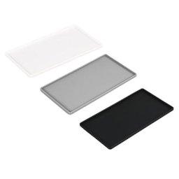 HORegina-Support plat en plastique de silicone carré anti-ald torsadable pour couverts de café