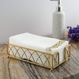 Serviettes à Main Élégantes en Forme de Poulet Papier de Table Vintage Blanc pour
