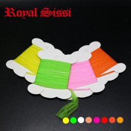 Fil flottant en polypropylène 8 couleurs/ensemble 1 mètre par carte fibres de mouche sèches super